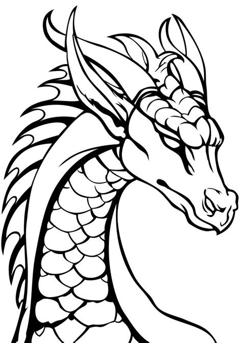 Dragon Head Printable